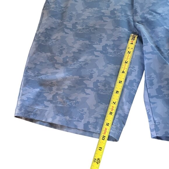 Peter Millar Blue Camo Performance Golf Shorts 33 🏌️ Shackleford Style - Picture 4 of 7
